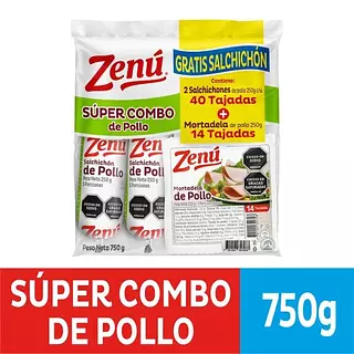 Combo Zenú De Pollo X 750gr