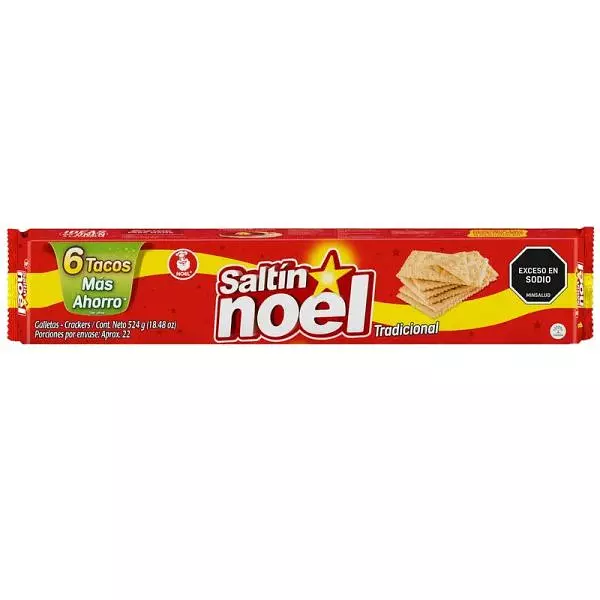 Galleta Saltín Noel Tradicional 6 Tacos