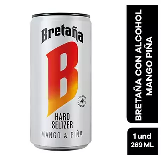 Bretaña Con Alcohol Mango Y Piña X 269ml