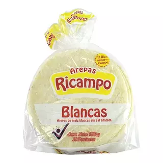 Arepas Ricampo Blancas X 10 Unidades
