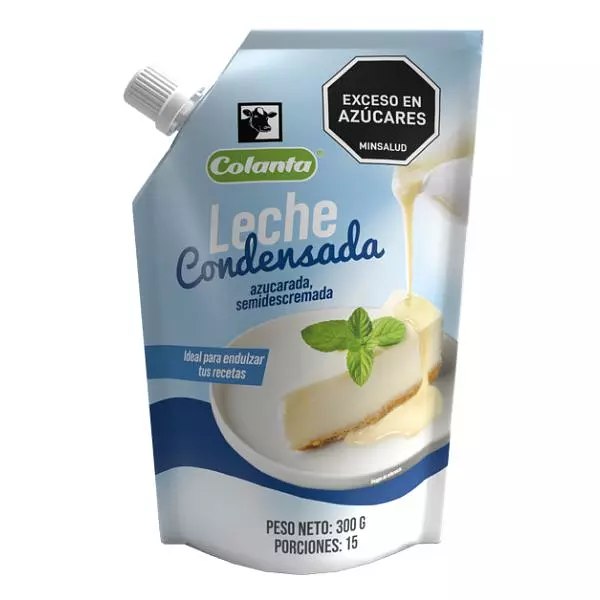 Leche Condensada Colanta X 300grs Doy Pack
