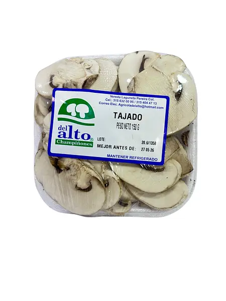 Champiñón Tajado X 150r