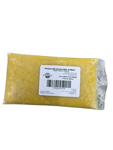 Pulpa De Fruta Fruty Guayaba Agria X 250g