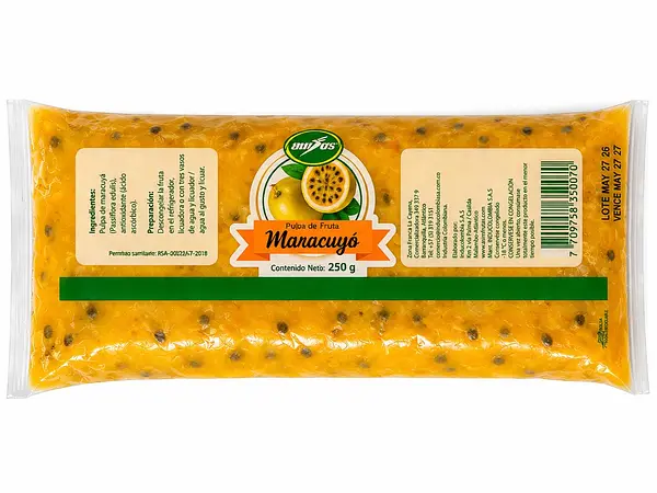 Pulpa De Fruta Unidos Maracuya X 250g