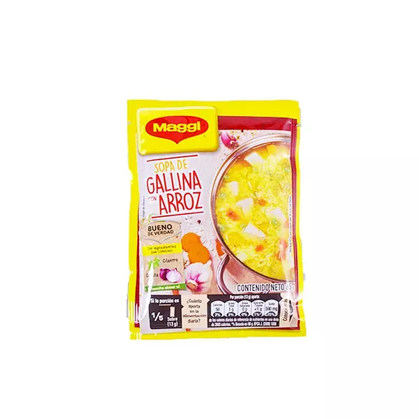 Sopa Maggi Sobre 4 Porc Gall Arroz