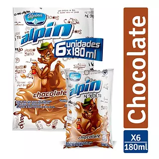 Leche Alpina Alpin 6 Unds Bol
