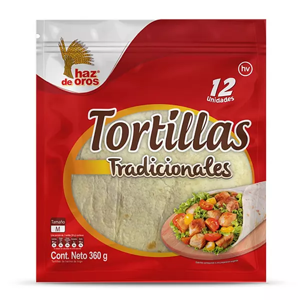 Tortillas Tradionales Haz De Oros X 360 G