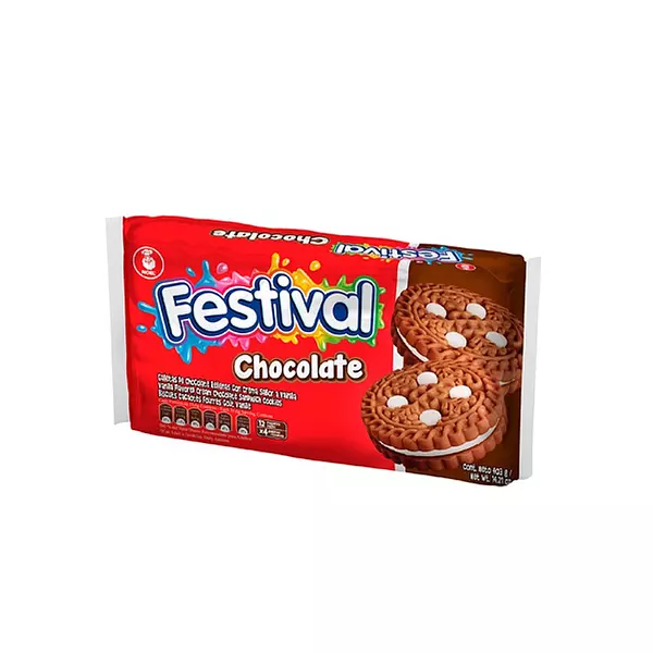 Galleta Festival Chocolate 12 Unidades