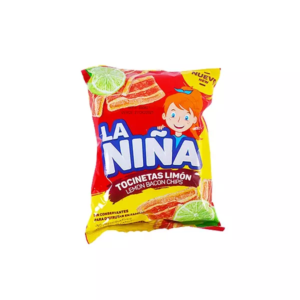 Tocineta La Niña X 15grs Limon