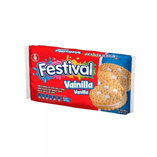 Galleta Festival Vainilla X 12 Unidades
