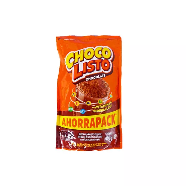 Chocolisto Bolsa X 600g