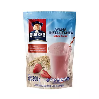 Avena Quaker Instant-Fresa X 300 Grs Und