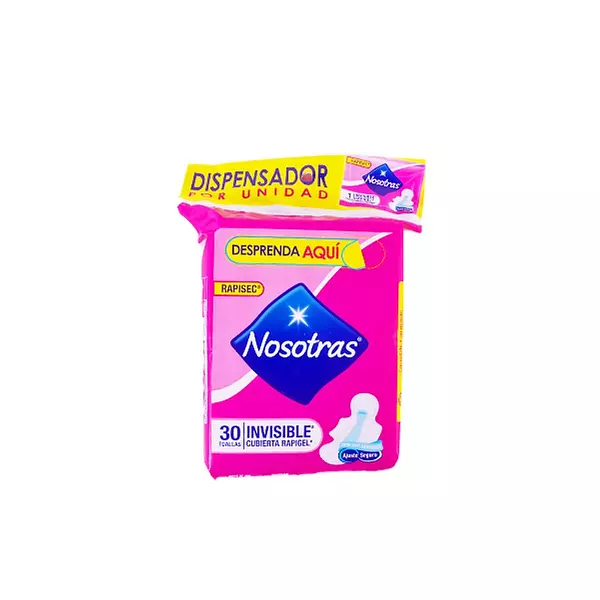Toallas Nosotras Rapigel X 30 Unidades