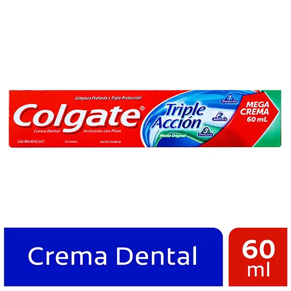 Crema Dental Colgate Triple Acción X 60ml
