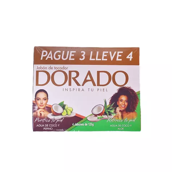 Jabon Dorado X 125grs 3x4und Coco Pep