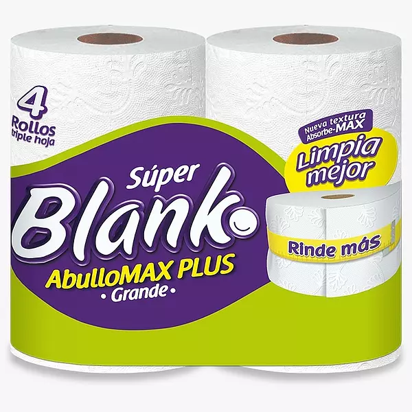 Papel Higiénico Super Blanko Grande T./Hoja 4 Unidades
