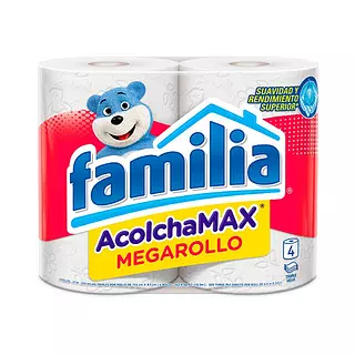 Papel Higiénico Familia Mega Rollo X 4 Unidades