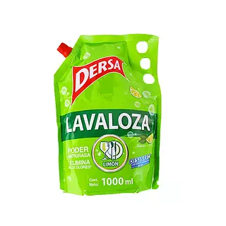 Lavaplatos Liquido Dersa Limon X 1000ml