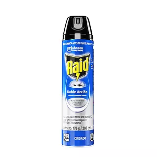 Insecticida Raid X 285 Grs Doble Accion