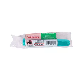 Bolsa Basura La Negrita R/Papel Verde
