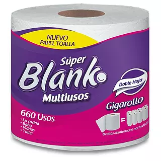 Toalla De Cocina Super Blanko Multiusos X 660 Unds
