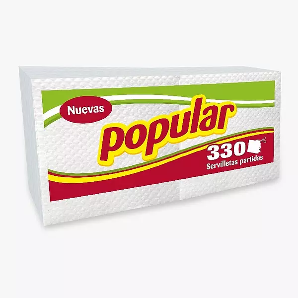 Servilleta Popular Precortada X 330 Unds