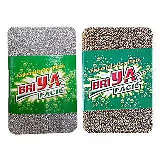 Esponja Briya Facil Oro Plata Und