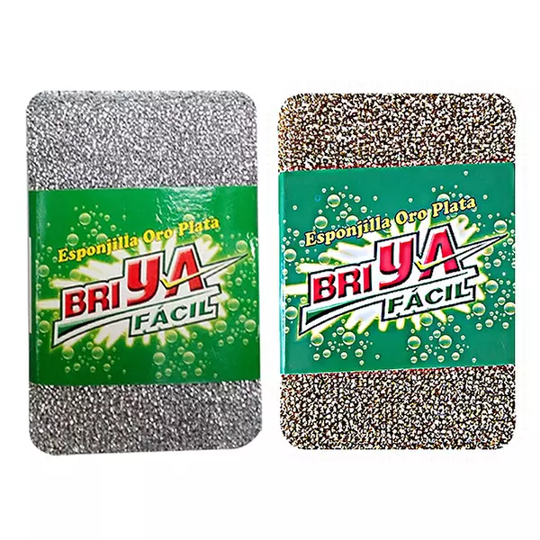 Esponja Briya Facil Oro Plata Und
