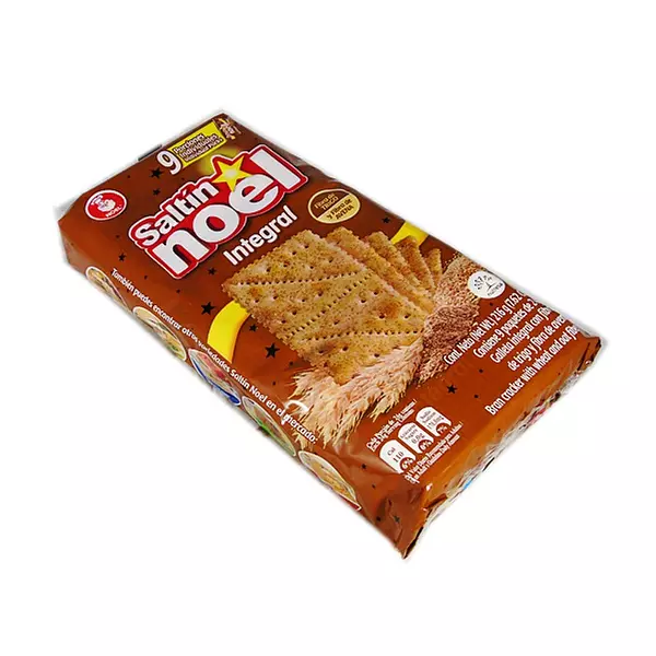 Galleta Saltín Noel Doble Fibra Integral X 9 Unidades