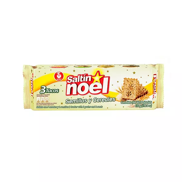 Galleta Saltín Noel Semilla Y Cereales 3 Tacos