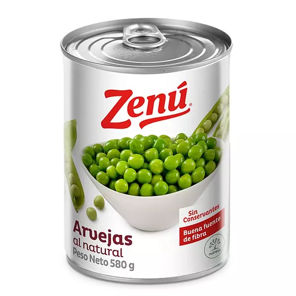Arveja Zenú Natural X 580gr