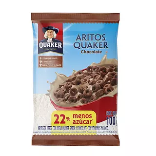 Cereal Quaker Aritos Chocolate X 100gr