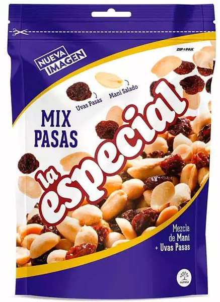 Maní La Especial Mix Pasas X 180g