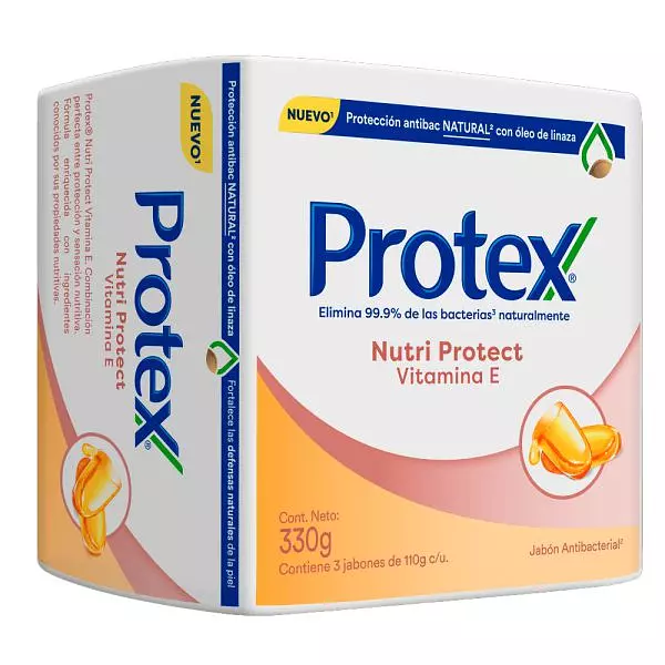 Jabón Protex Vitamina E X 110gr 3 Unidades